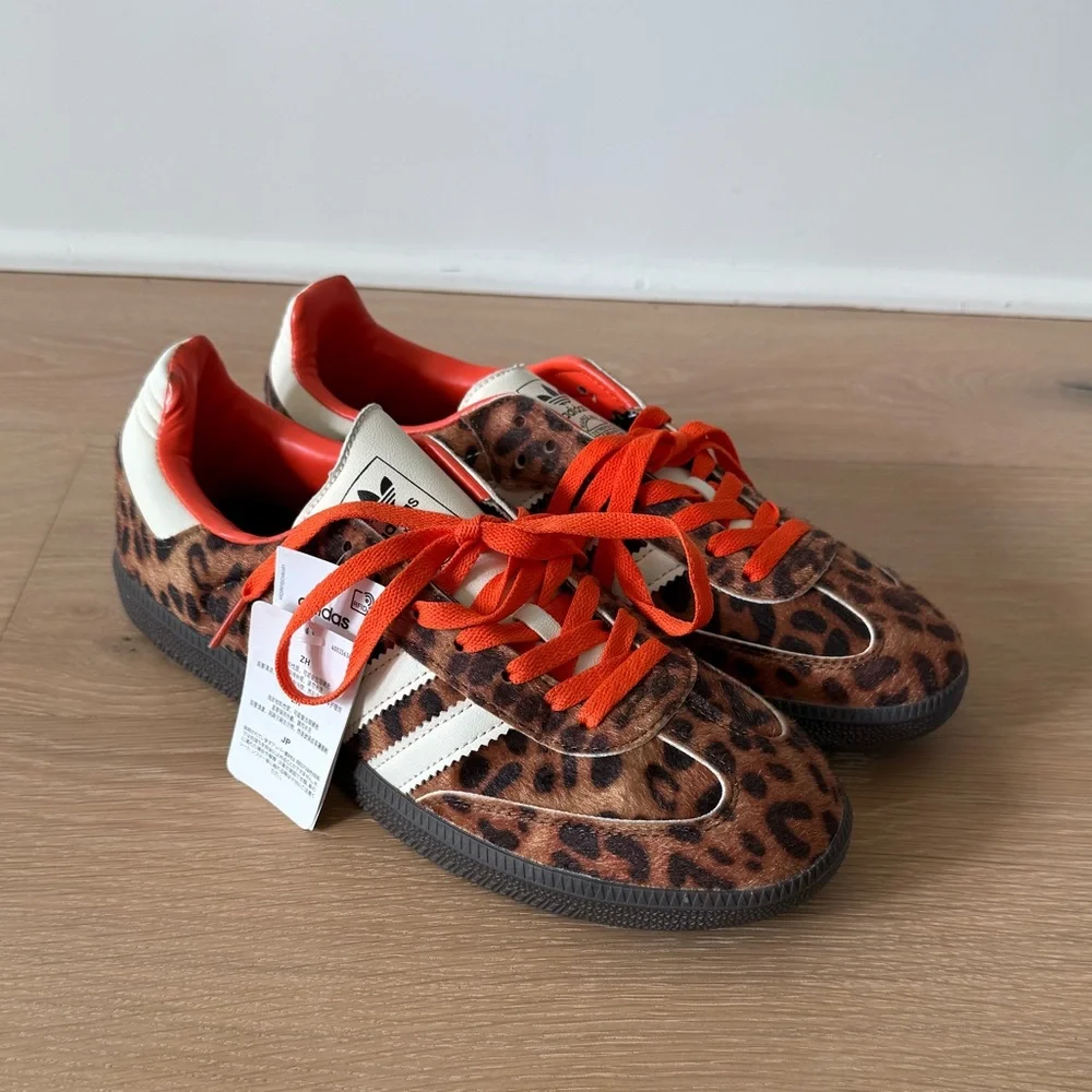 Adidas Samba OG Women’s animal print pony sneaker 9.5 - Picture 2 of 12